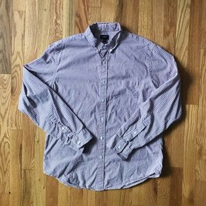 J. Crew tattersall check button down long sleeve